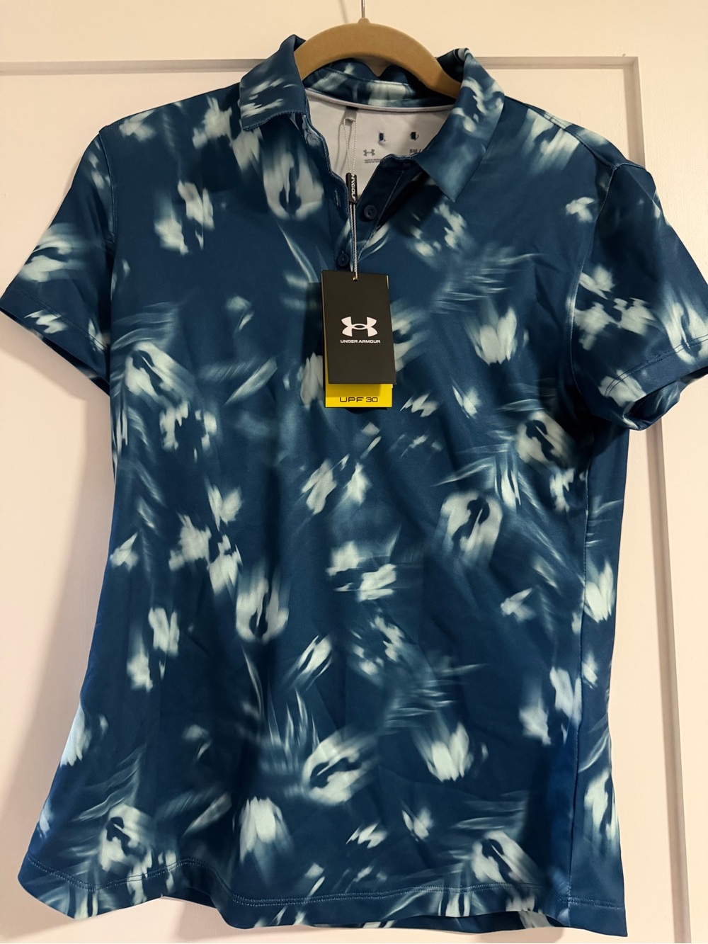 Under Armour Women’s Blue Patterned Polo Shirt